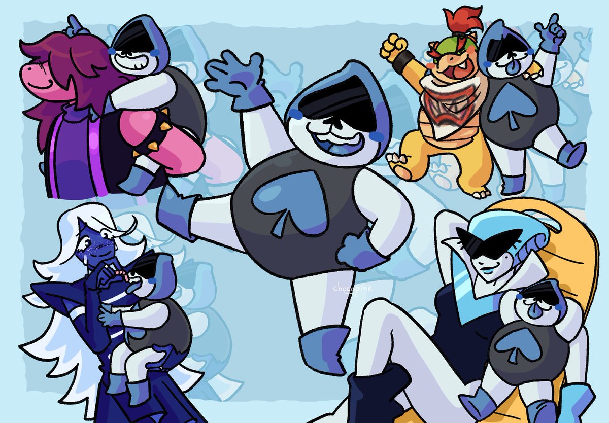 chocopiink's tweet photo. i'll take this as my sign to start posting on here again (i've always thought lancer and jr would be bff :3) https://t.co/yk01DDRVzm
