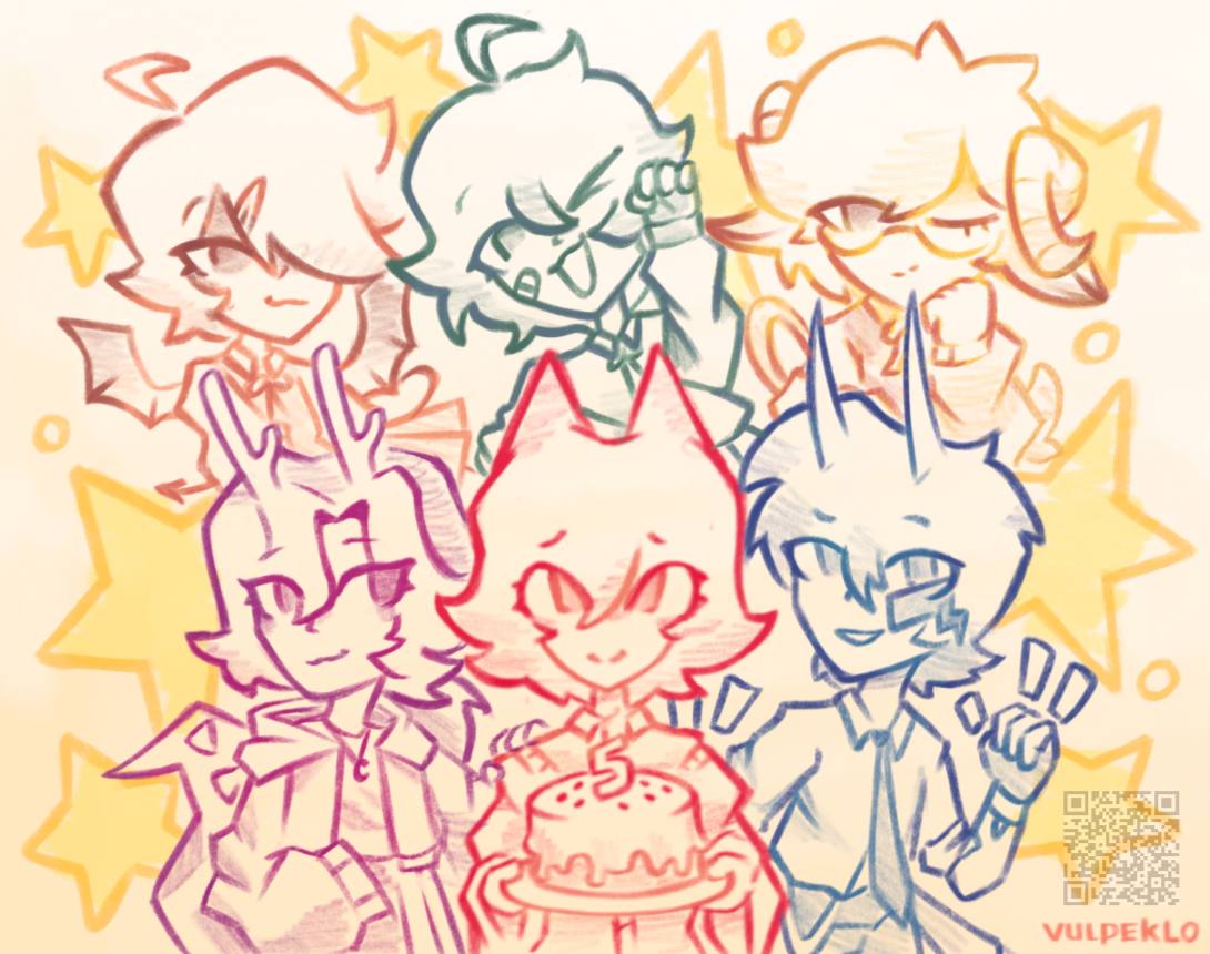 vulpeklo's tweet image. are we... still connected? 🎂 
#art #oc #anomaly