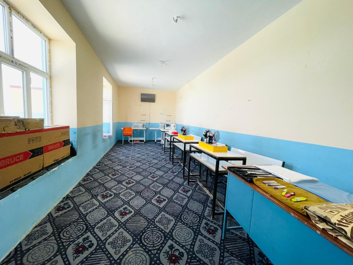 15-4-2026 Güney Türkistan Faryab da KYDD Dikiş Nakış Kursu kurulumu-2