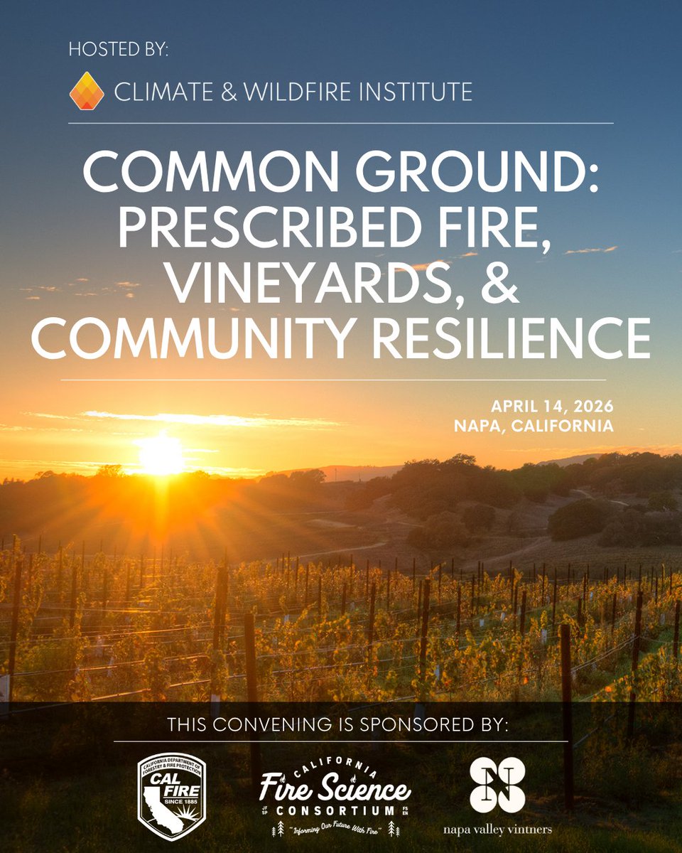 Climate & Wildfire Institute tweet media