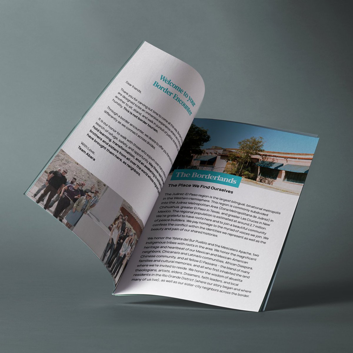 MINA__estudio's tweet image. ABARA Border Encounter Participant Guide:
Un cuadernillo informativo y de notas para todos los participantes en los encuentros de ABARA. Pueden conocer más en el website diseñado también: abara.org

#freelance #printdesign #editorialdesign