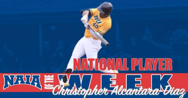 UCBPlayersIG's tweet photo. Another one of our guys showing up &amp; out!
Alcantara-Diaz’s 19 RBIs, 11 Hits Secure NAIA Baseball Player of the Week Honor - NAIA 
Wilberforce University Baseball @BAFamble 
WU's first National Player Of The Week https://t.co/gHoYgq3zFC