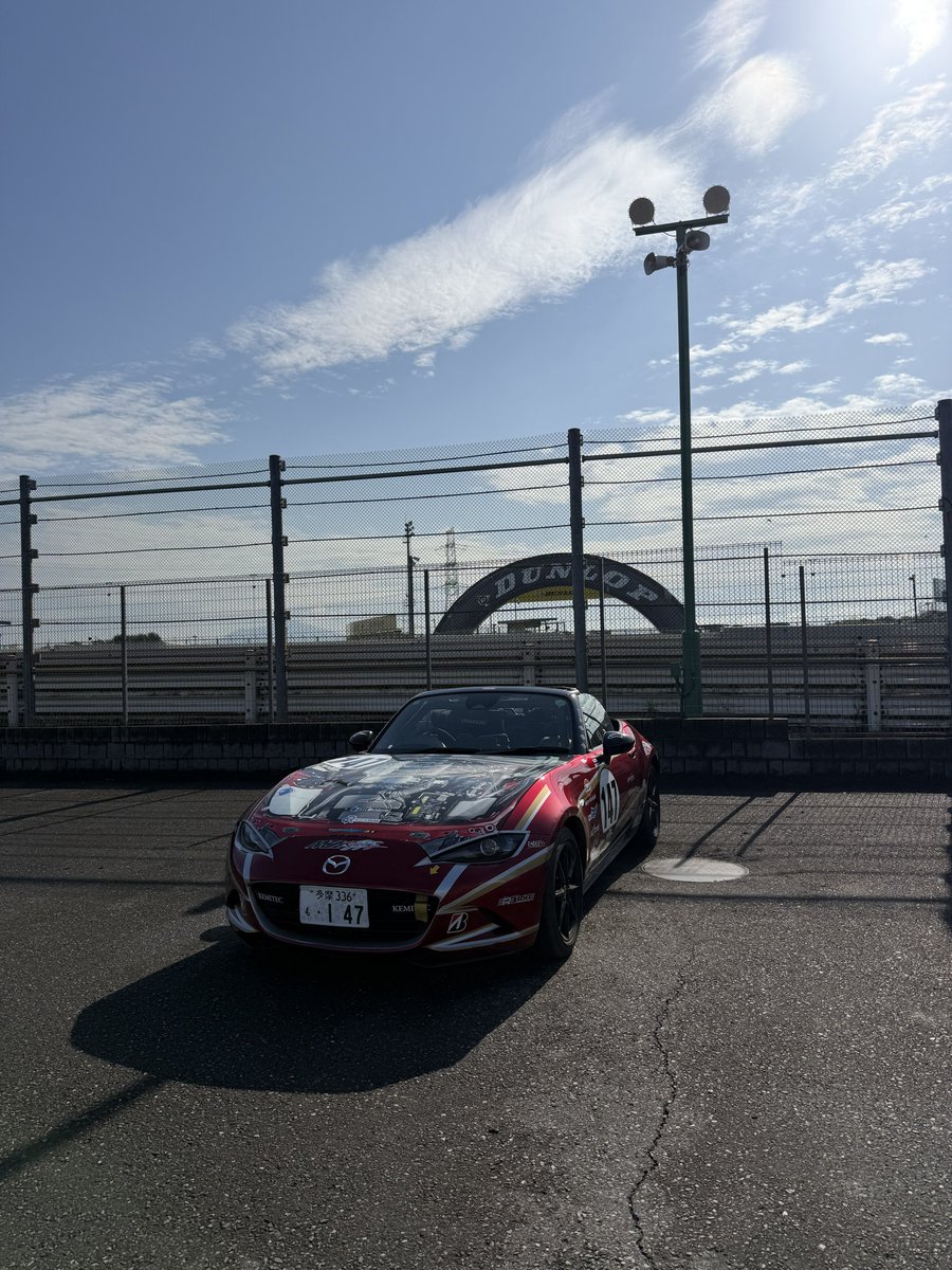 S耐の入り日が変更になったので、筑波サーキットへ

東日本合同テストです
今日は走りません。情報収集に努めます📝

また午後の部からはクロハチさんたち主催の新規参戦者向けの情報共有会にお手伝いします！
