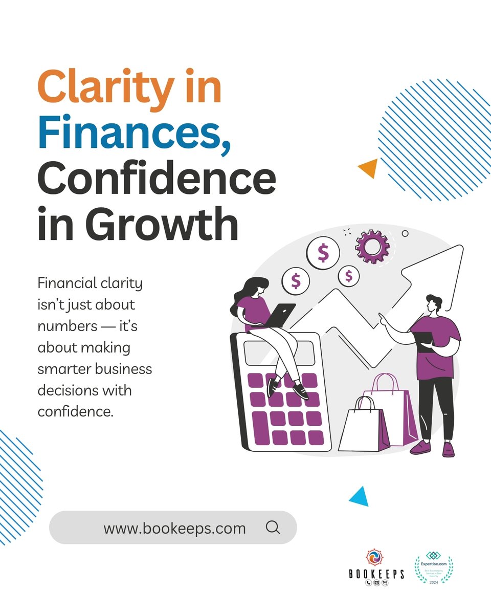 Financial clarity isn’t just about numbers — it’s about making smarter business decisions with confidence.

When your books are accurate and your data is organized, you gain real-time insights that drive growth.

+1(917)678-2913
Visit us bookeeps.com

#businessfinance