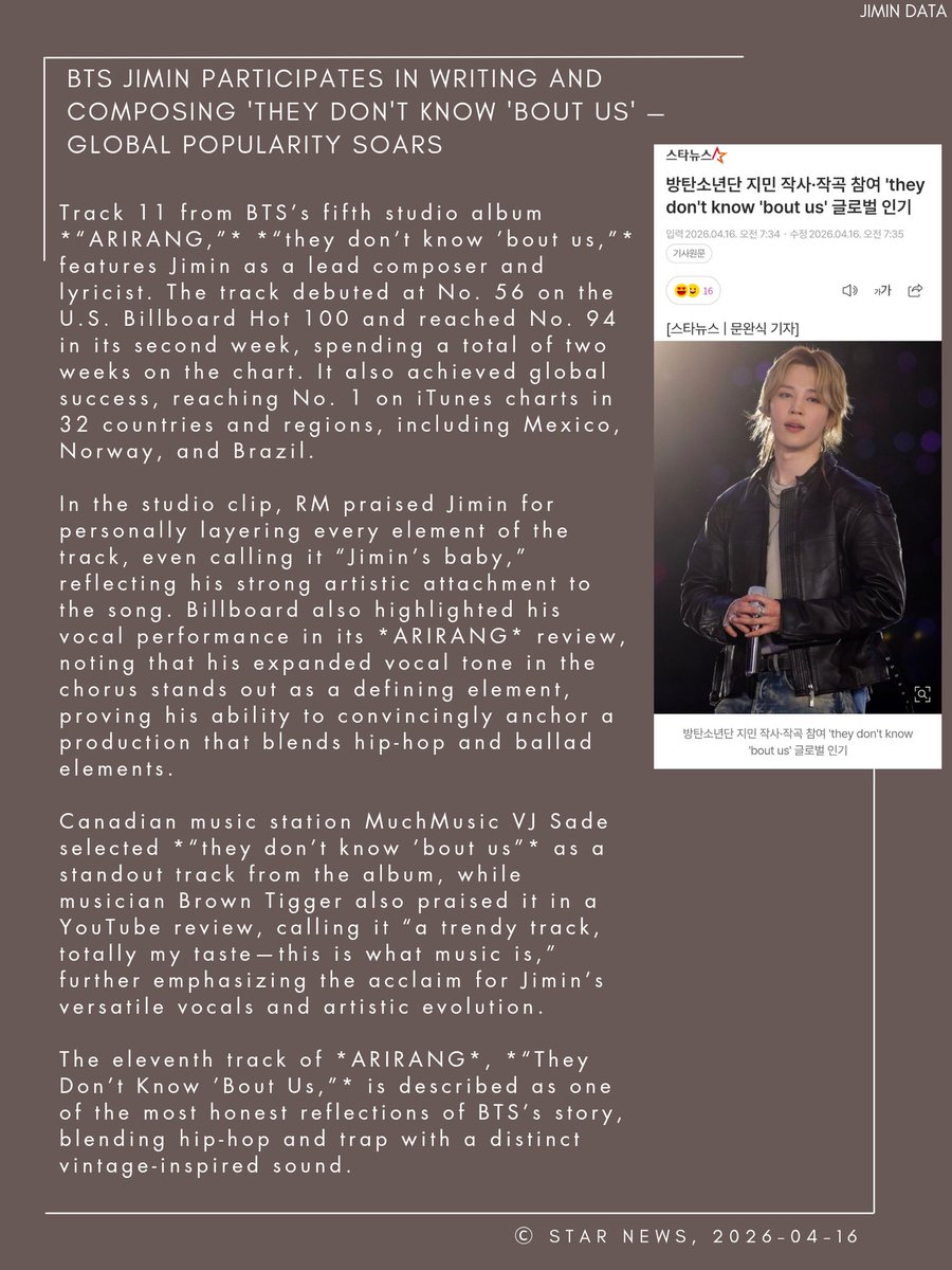 JIMIN DATA | very slow tweet media