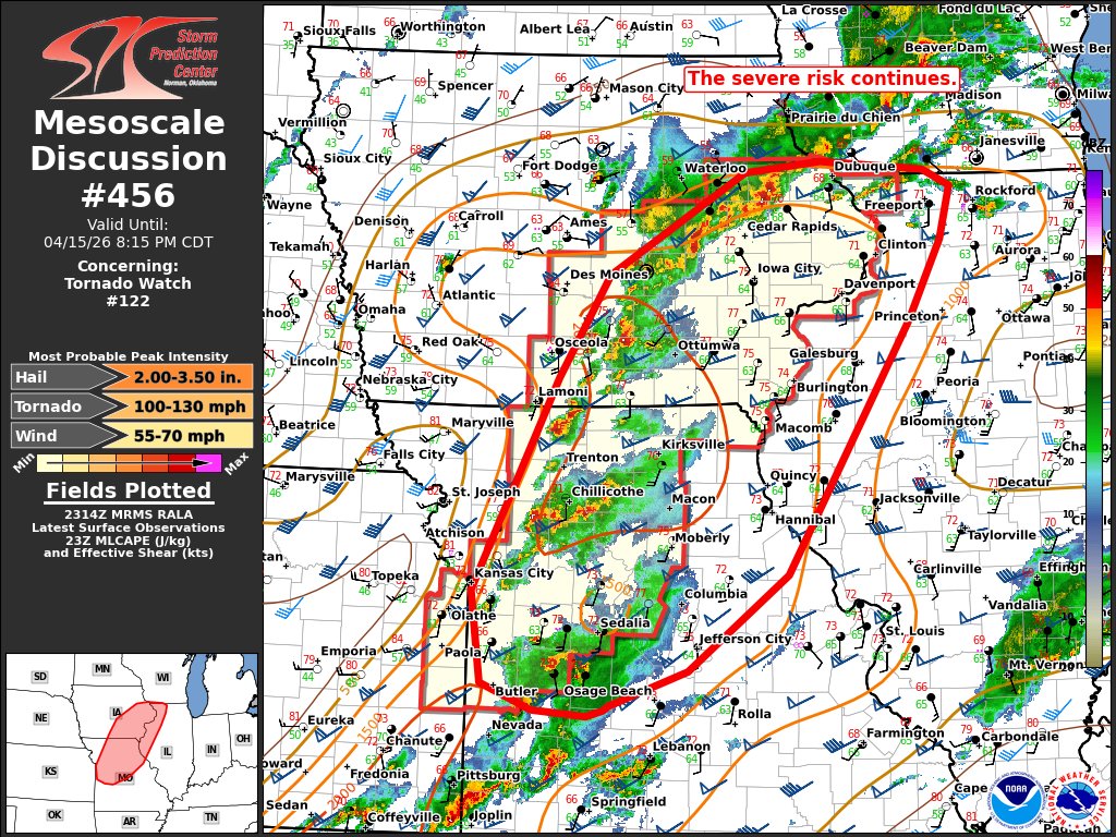 NWS Storm Prediction Center tweet media
