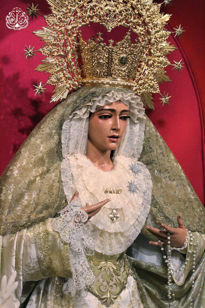 HdadSalud's tweet photo. | CULTO |

María Santísima de la Salud luce ya para el tiempo pascual, signo de la alegría de la Resurrección.

«Reina del cielo, alégrate, aleluya;
porque el que mereciste llevar en tu seno, aleluya,
ha resucitado según dijo, aleluya.»

#CofradíasMLG https://t.co/u0Hiomn23K