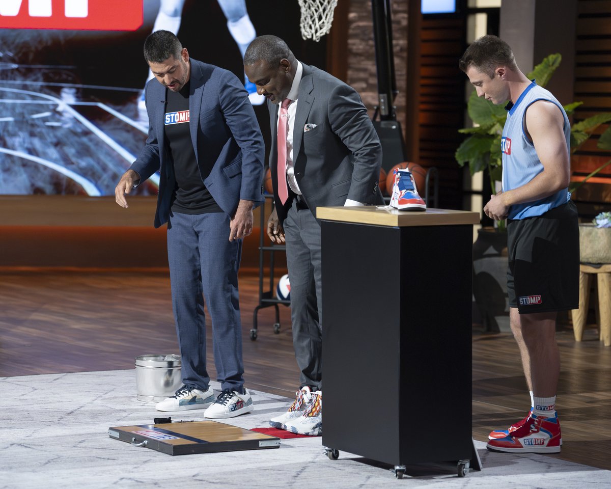 ABCSharkTank's tweet image. STOMP Athletics’ innovative products gained traction with the Sharks! #SharkTank