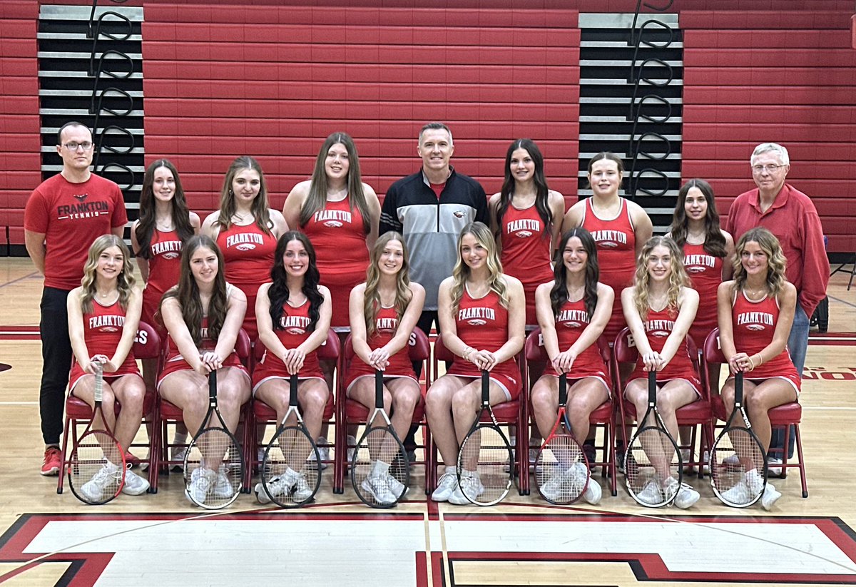 FranktonGTennis's tweet photo. The Lady Eagles win vs Lapel in 1st Rd of Mad Co Tourney!  Final: 4-1

Winners:
1S L. Hamaker
2S A. Moore
3S HG Harrison
2D F. Clevenger &amp; L. Farrell

JV
2S A. Stansberry 
1D D. Perkins &amp; K. Buis

Next match, tmrw at Home vs Alexandria. https://t.co/W9iicRO02a