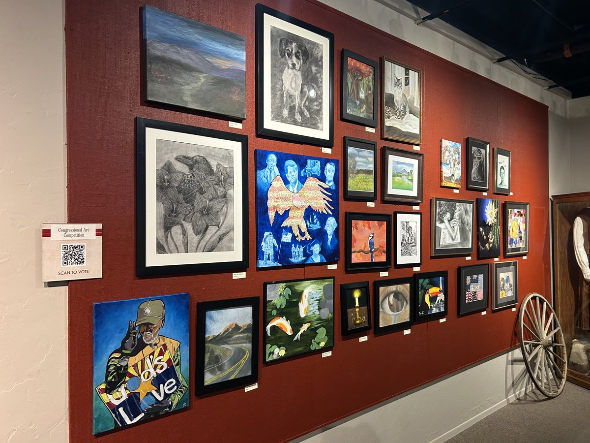 UPDATE – Artwork from the 2026 Congressional Art Competition is now on display at the Phippen Museum in Prescott!

If you're in the area, stop by through Friday to see the amazing work created by high school students in #AZ02.
