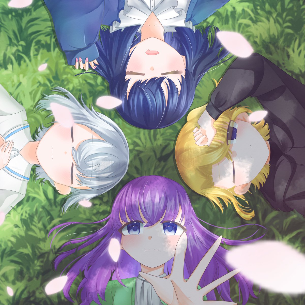 #このタグを見た人はラフ画とその完成絵を見せる