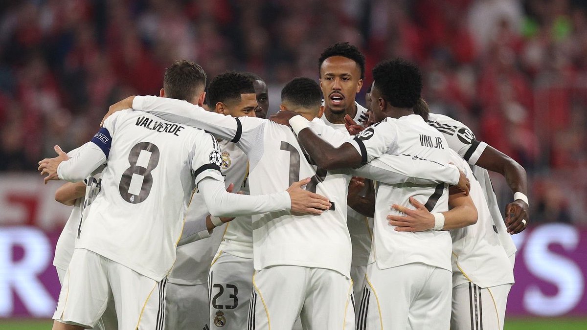 Let’s talk a bit about Real Madrid,

Klub yang performanya di La Liga sedang caur dengan gagal menang dua kali beruntun. Tiga kali gagal menang beruntun di semua kompetisi.

Tapi datang away ke Allianz, dengan kondisi tertinggal 1 gol dari lawannya namun berhasil menekan sampai