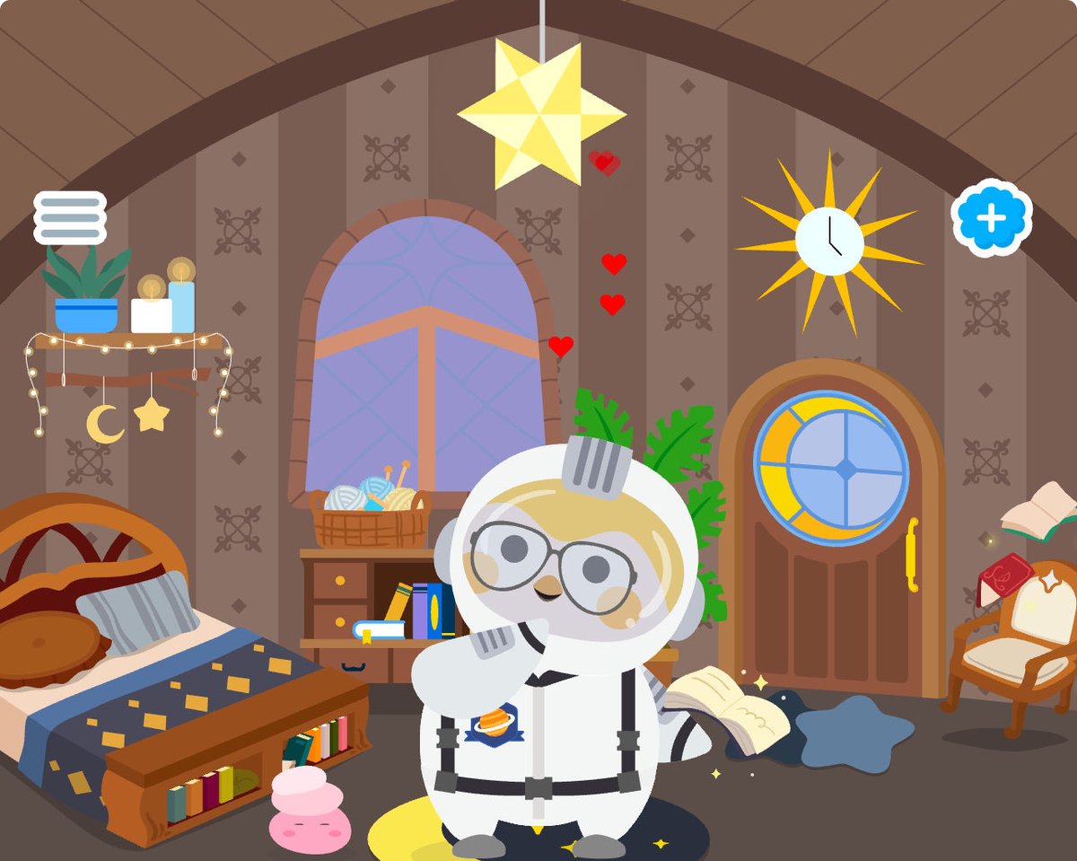 Today on "what am I theming my Finch off of?" We have Dr. Ryland Grace and Rocky! 

(The room just got a space theme bc I don't have the items to do a space station theme) <a href="/projecthailmary/">Project Hail Mary</a>