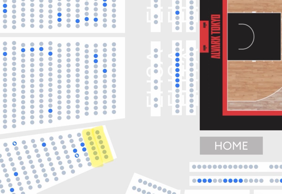 🌟お譲りします

4/22 TAT
#アルバルク東京 vs #FE名古屋

座席：添付画像黄色部分 1枚
　　　（コーナーエンドA）
価格：シーチケ価格

リセールにも出しております
ご希望の方いらっしゃいましたら
ご連絡ください🙇‍♀️