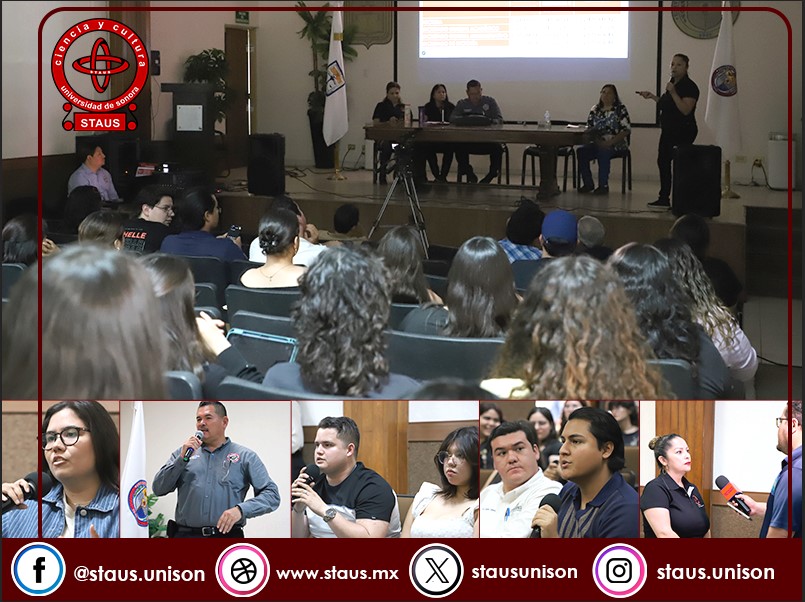 stausunison's tweet image. 🚩 Exitoso conversatorio "Hablemos de la Huelga #UNISON". El #STAUS y el #STEUS informaron y escucharon a las y los estudiantes sobre las revisiones 2026. 🗣️

Diálogo abierto para una comunidad informada. ¡Unidos por nuestra universidad! 🦉🛡️

#Hermosillo #Sonora