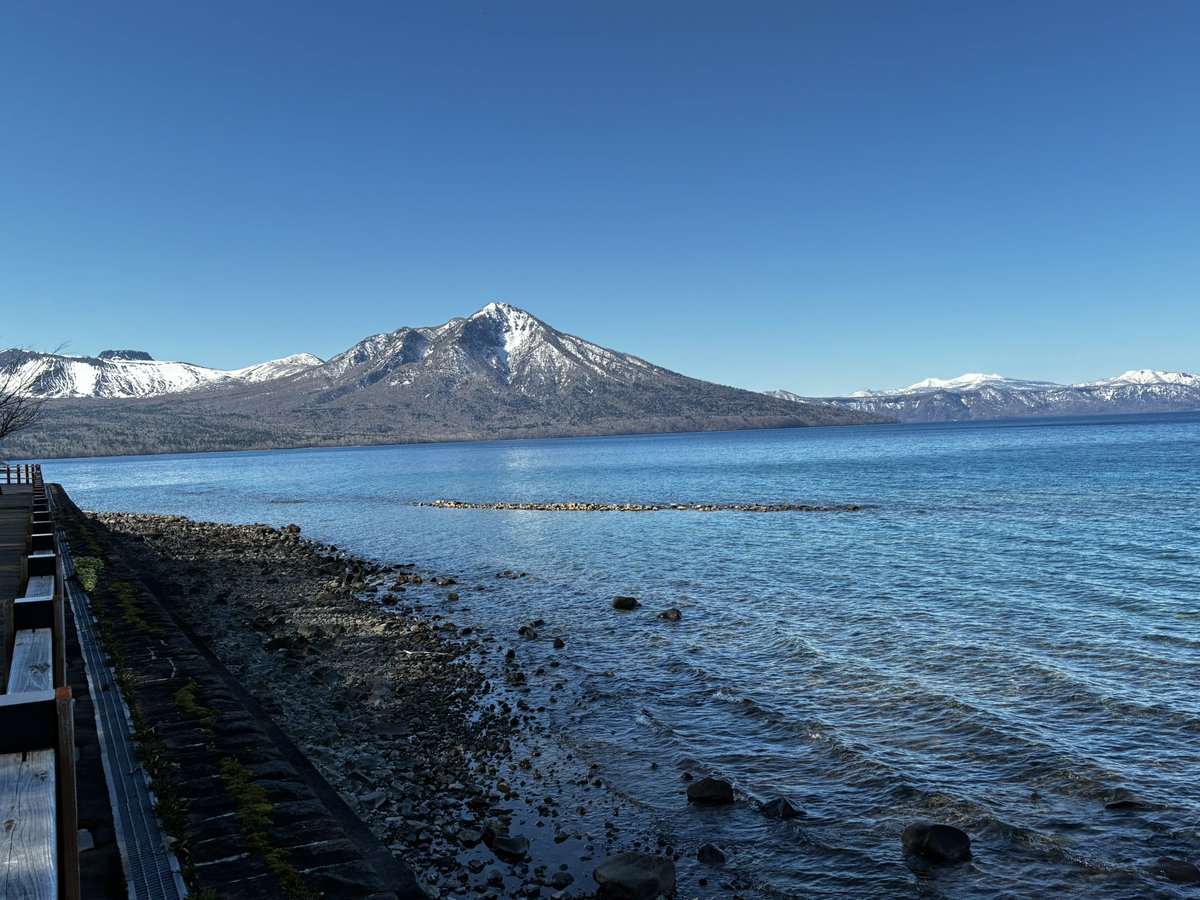 今日の第1目的地
支笏湖