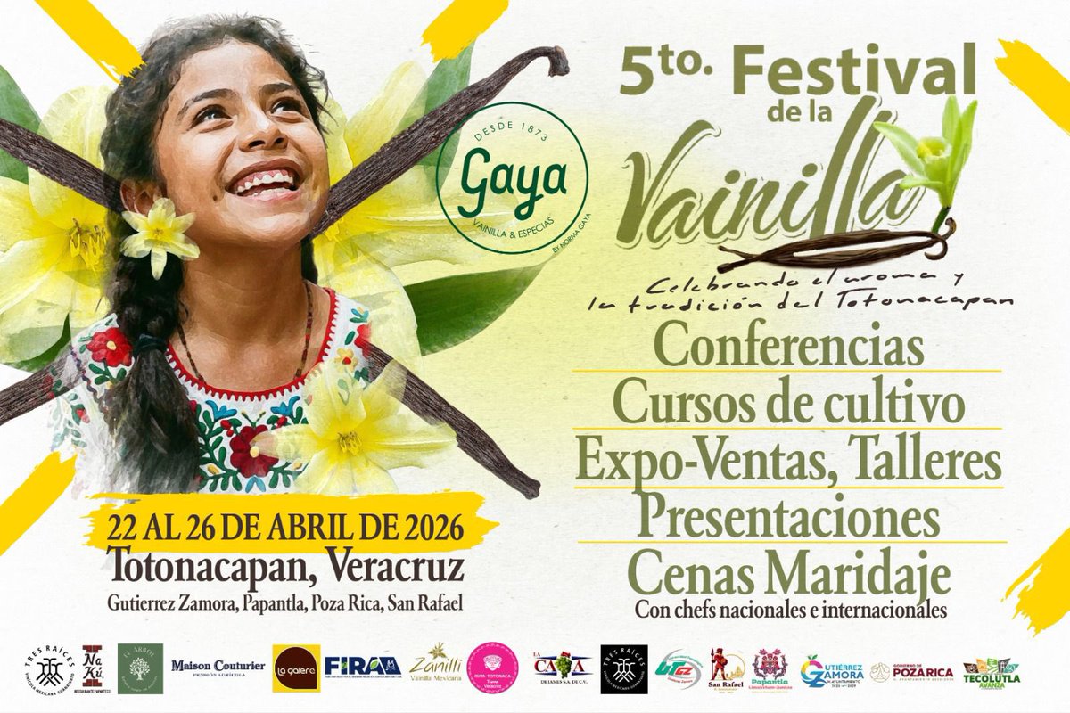 rubenricano's tweet photo. El desarrollo local no ocurre por casualidad. Se construye desde la identidad. El Festival de la Vainilla del Totonacapan es un ejemplo de cómo cultura, producción y turismo se integran para generar valor territorial.
Así se fortalece un municipio: desde lo propio hacia el mundo. https://t.co/aRrxzOYfHs