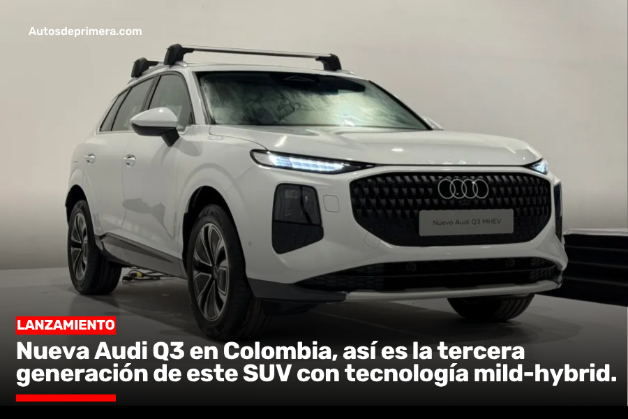 Autosdeprimera's tweet image. #LANZAMIENTO | La nueva Audi Q3 hace su debut oficial en Colombia y ya está disponible en versiones SUV o Sportback, ambas con motor turbo de 1,5 litros y caja S tronic. 

Más novedades aquí: 
autosdeprimera.com/autos-de-prime…