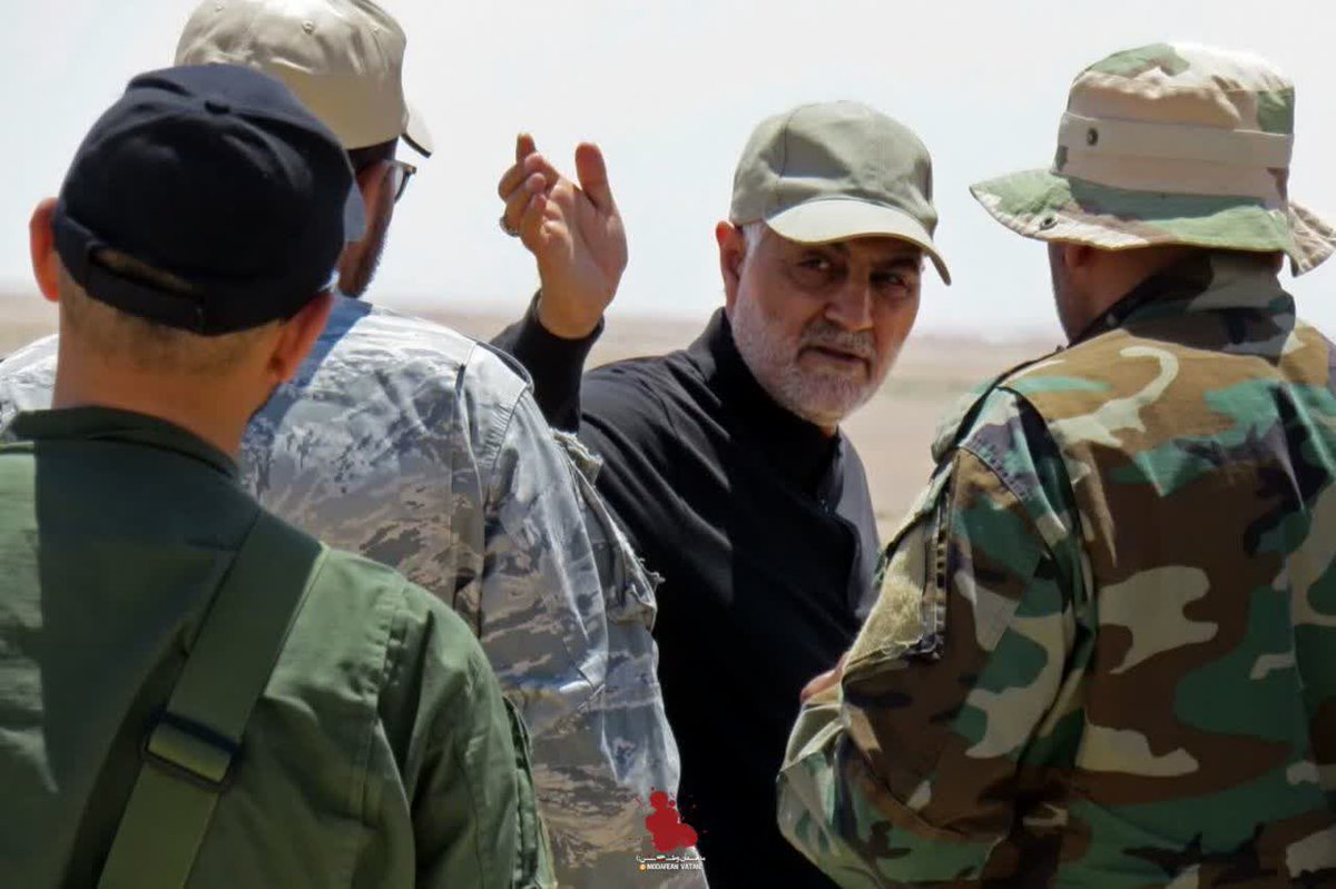 ش‌.هید س.لیمانی خطاب به رزمندگان:
بچه‌ها اگر کسی شوق ش.هادت 
 دارد، آن را فعلا طلب نکنداینجا 
 (سوریه) جای ش.هادت نیست!
 ش.هـادت را در ج.نگ بااسرائیل از
 خدا بخواهید...