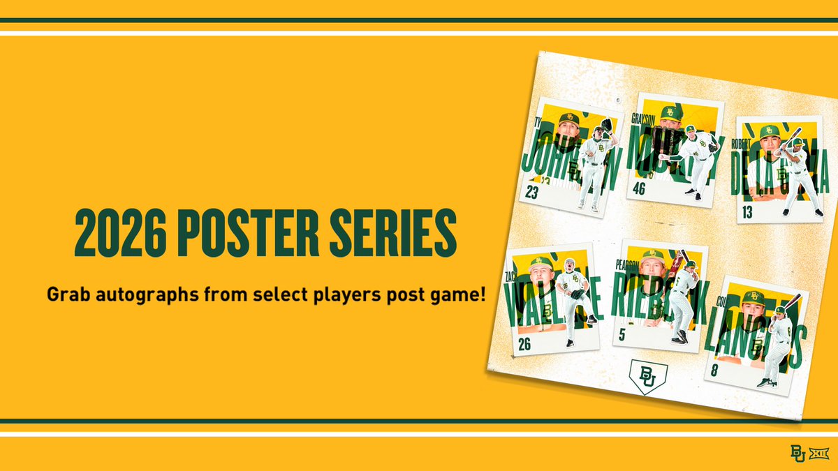 BaylorBaseball's tweet image. Come join the fun! 🤩

#SicEm 🐻⚾️ | #Together