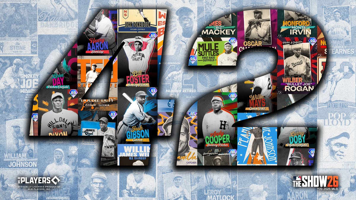 Learn about all the Jackie Robinson content in MLB The Show 26! 4️⃣2️⃣

mlbthe.show/pedV

#Jackie42