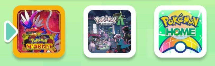 fischmann144p's tweet photo. I don't know how long this has been like this, but this is a great update. I remember I used to just leave the cartridge for Scarlet inside the Switch because I can't access the boxes if the cartridge isn't there. https://t.co/kyTdq1X89T