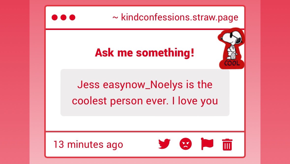 kind oasis confessions 💌 tweet media