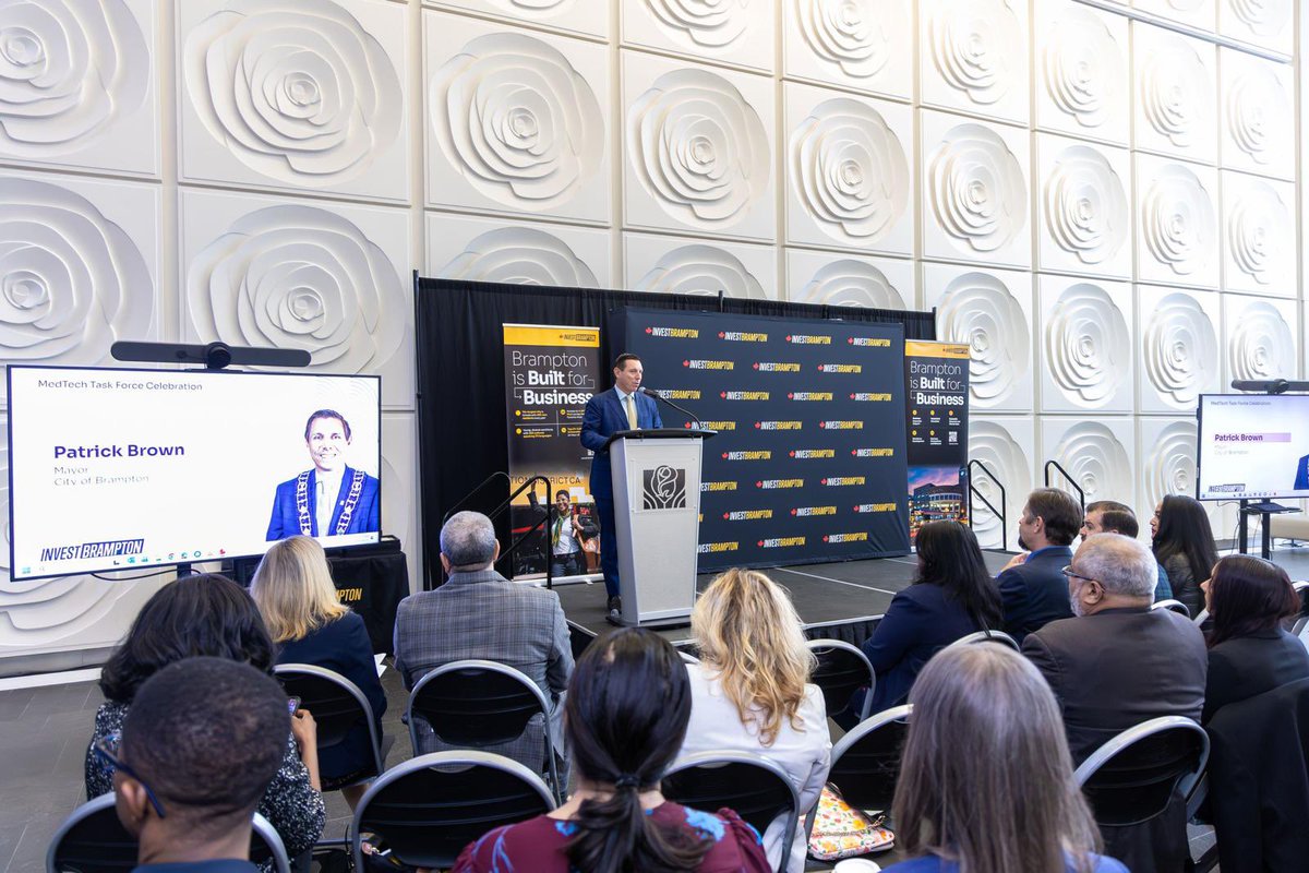 patrickbrownont's tweet image. The @citybrampton has marked a major milestone with the completion of its MedTech Task Force. 🥳
 
Driven by collaboration across our community, this initiative is helping position #Brampton as a growing hub for health and life sciences innovation. Since 2023, leaders from