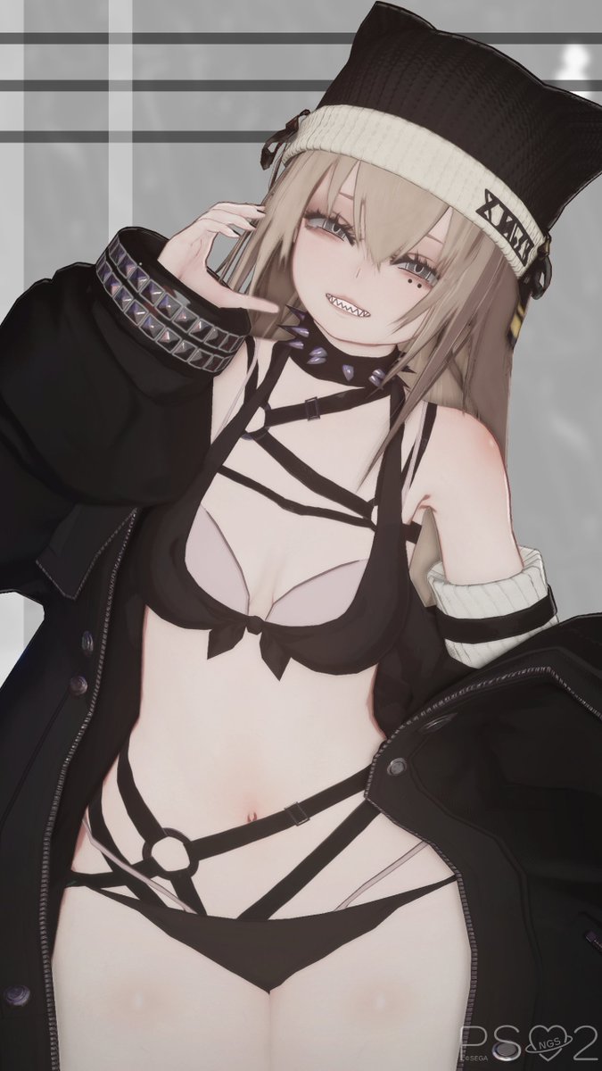 TeScex_NGS's tweet photo. Don't worry... I won't bite..~ 🖤🤍 https://t.co/7C3v7IBPU3
