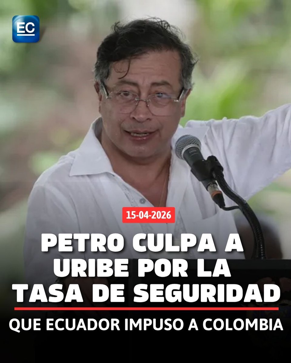 elcomerciocom's tweet image. 👉 f.mtr.cool/oxpympdlgb 🇨🇴 Gustavo Petro responsabilizó a Álvaro Uribe en redes sociales #Colombia #Ecuador #frontera #tasadeseguridad