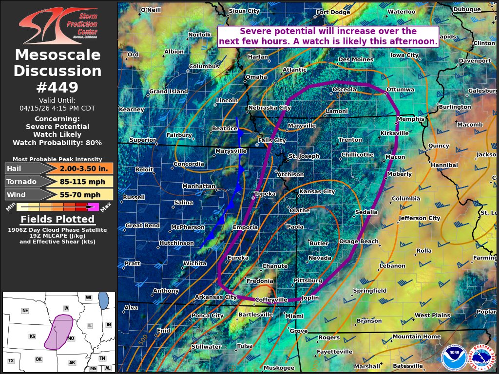 NWS Storm Prediction Center tweet media