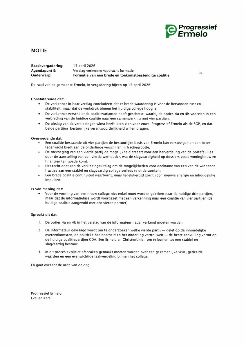 Raad van Ermelo tweet media