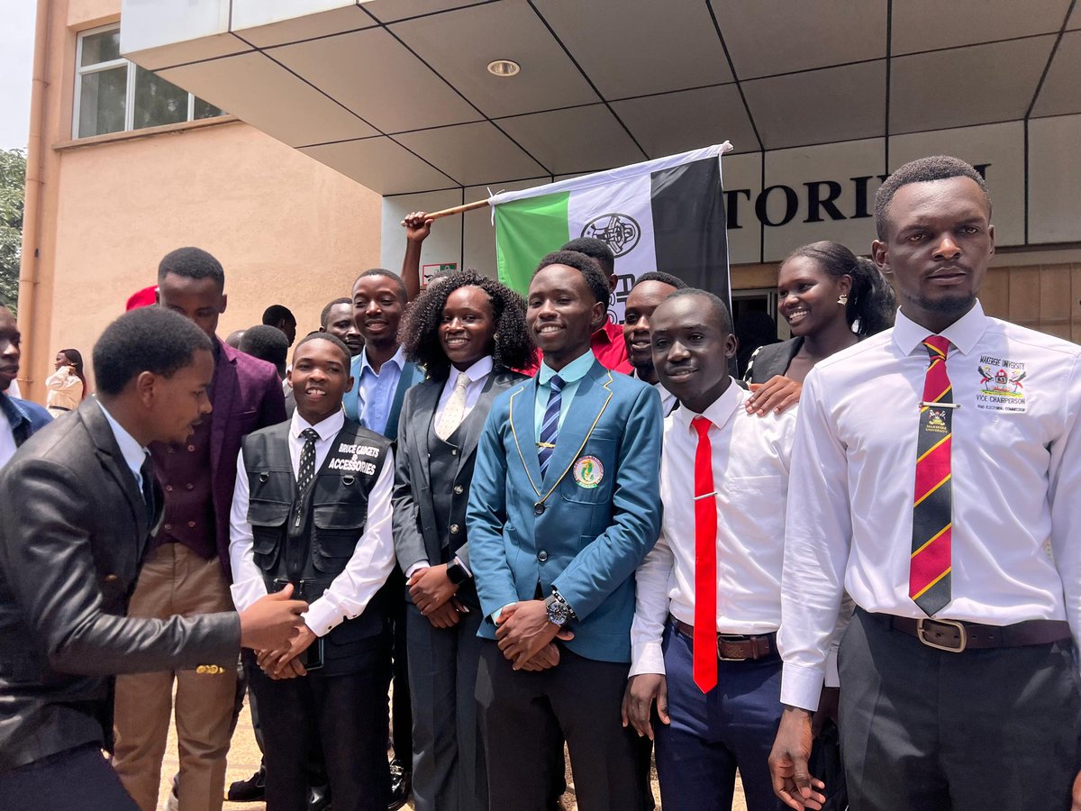 fehsu256's tweet photo. Witnessing leadership take its rightful place. The future looks brighter when visionary leaders stand together. FEHSU President, Projects Minister, and the @Makerere University Guild President elect @kadondigracious at the Mak swearing-in ceremony.
Uniting for healthier spaces✅ https://t.co/45uByxqTJW