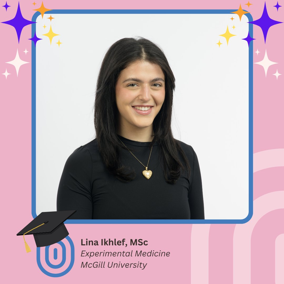 SmartHospProj's tweet photo. 👩‍🎓 🎓 Congratulations to our newest graduate! 👩‍🎓 🎓

Please help us congratulate our student, Lina Ikhlef, who has just graduated from her Masters in Experimental Medicine at McGill!

We will miss Lina dearly, but wish her the best of luck in all her future endeavours! https://t.co/jeEYKFjkqq