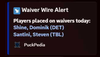 GrindLinePod's tweet image. Dom Shine has been waived and will be heading back to the Grand Rapids Griffins. Don't know why they just don't play him tonight, but whatever. 
#LGRW #RedWings

cc: @HockeytownWpod