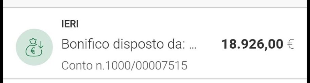 Re dei Bonifici👑 tweet media