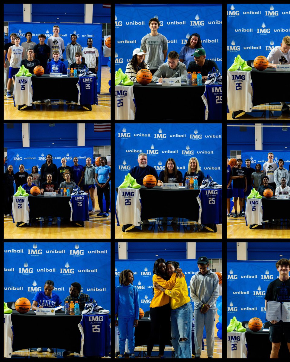 IMGABasketball's tweet photo. The camera roll tells the story 📸

Signing Day at IMG Academy captures the journey, the sacrifices, and the people who made it all possible. We are so proud of each and every one of you🥹🙌 https://t.co/o2nI4UvqZY