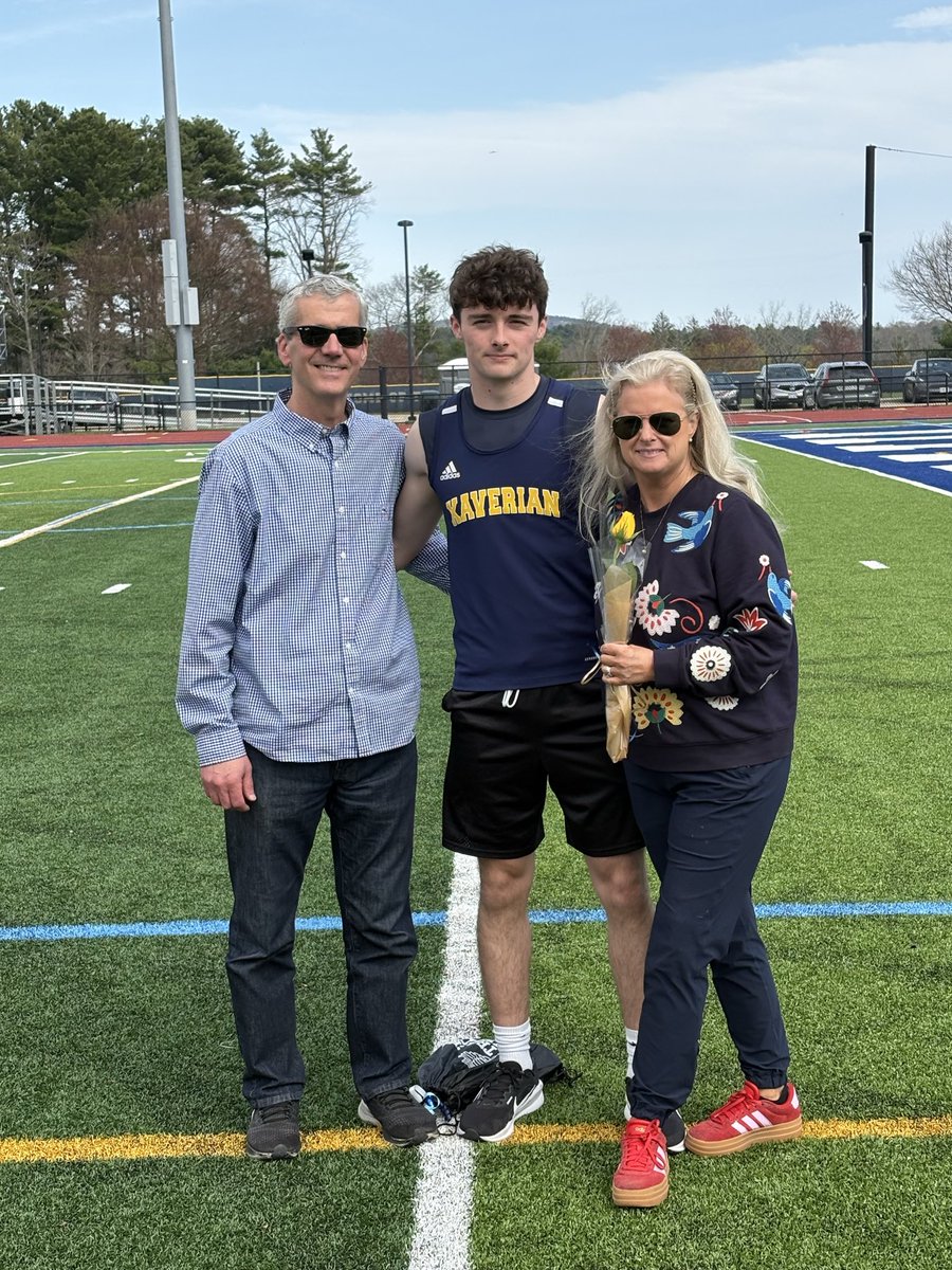 Xaverian_Hawks's tweet photo. Congratulations to the Varsity Track seniors as they celebrate their senior night vs Brockton High School. https://t.co/5sMvr9KvaU