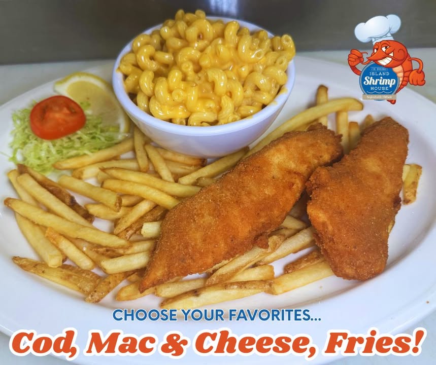 The_Shrimp_Pimp's tweet image. Your Favorites! Your Platter! 
The Original Island Shrimp House offers a complete selection of high-quality seafood specialties. 
Menu Here: bit.ly/4i2WhO2

 #Seafood #Shrimp #Grouper #COD #Fish