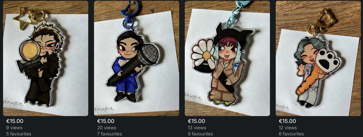 namgyunormalcy's tweet image. hiiii #viptwt to all my fellow european vips out there that use vinted, i uploaded the bigbang keychains i designed a while ago on there !! my user is lyziewyzie, if you’re interested go check them out 🥹i sadly only have 1 of each so gone means gone‼️