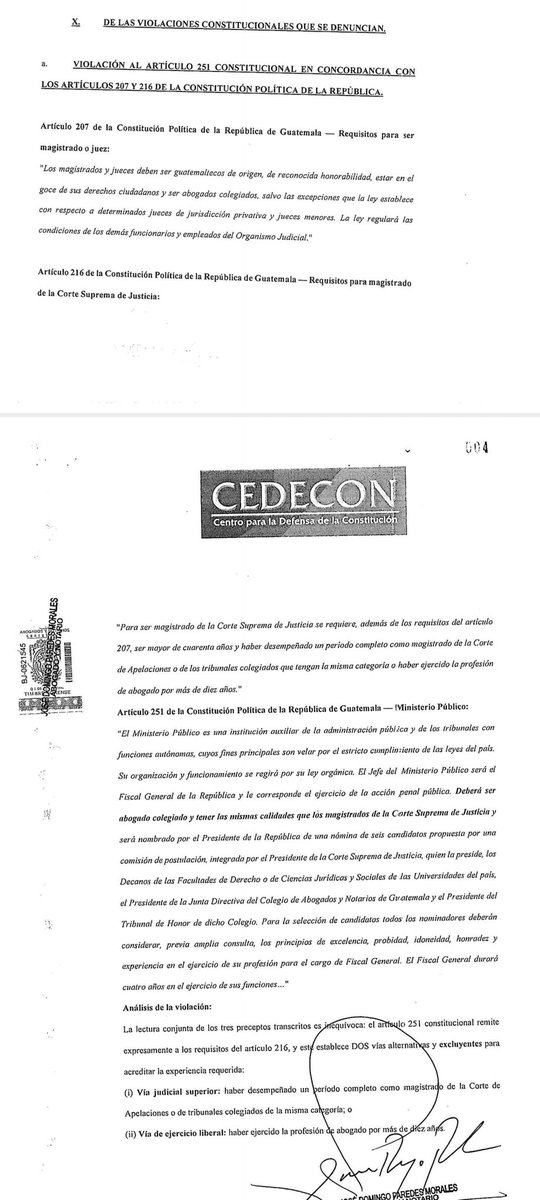 dcuevas_pl's tweet photo. El Centro de Servicios Auxiliares del @OJGuatemala recibió un segundo amparo contra la postuladora del MP que fue presentado por Cedecon. La acción cuestiona la experiencia de los jueces para ser considerados candidatos. https://t.co/1EgGfeY0By