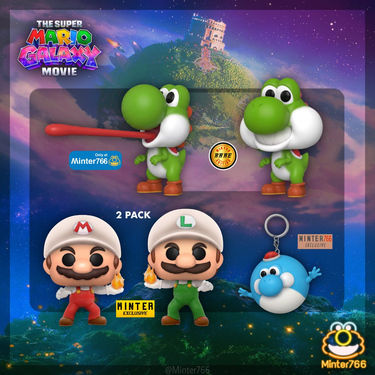 Minter766's tweet photo. 5,6/6 #TheSuperMarioGalaxyMovie #MarioGalaxy #Yoshi https://t.co/FikABMJzXx