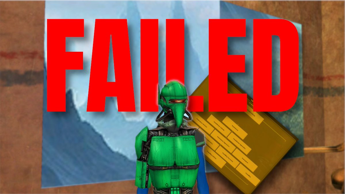 🔴 LIVE - #SWG #StarWars 

✍️Do. Not. Fail. Again. ✍️

🔴 https://youtube .com/live/niSJuChRTqQ?feature=share

🟣 twitch .tv/DejaVuDarkmist