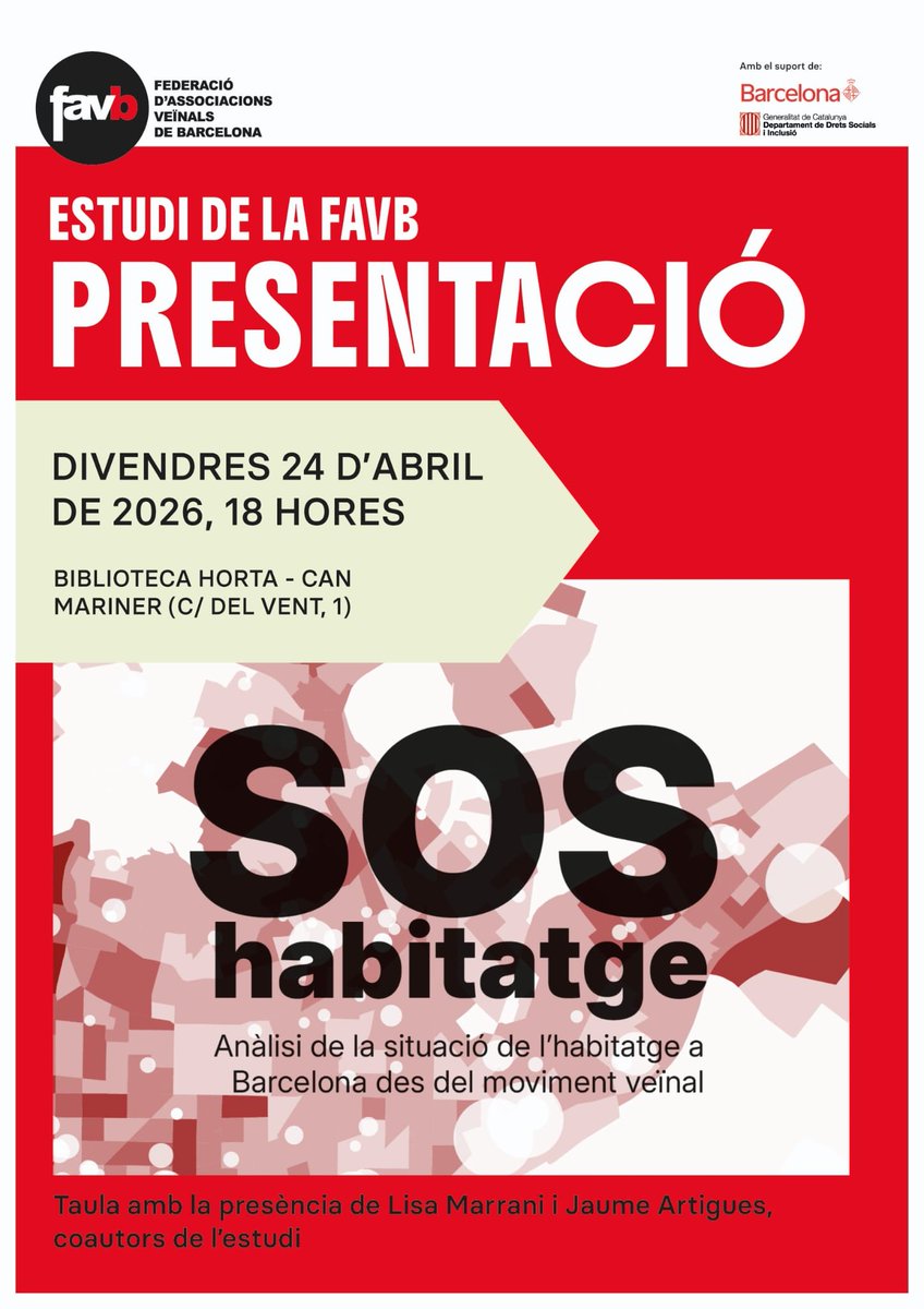 Associació de veïnes i veïns d'Horta tweet media