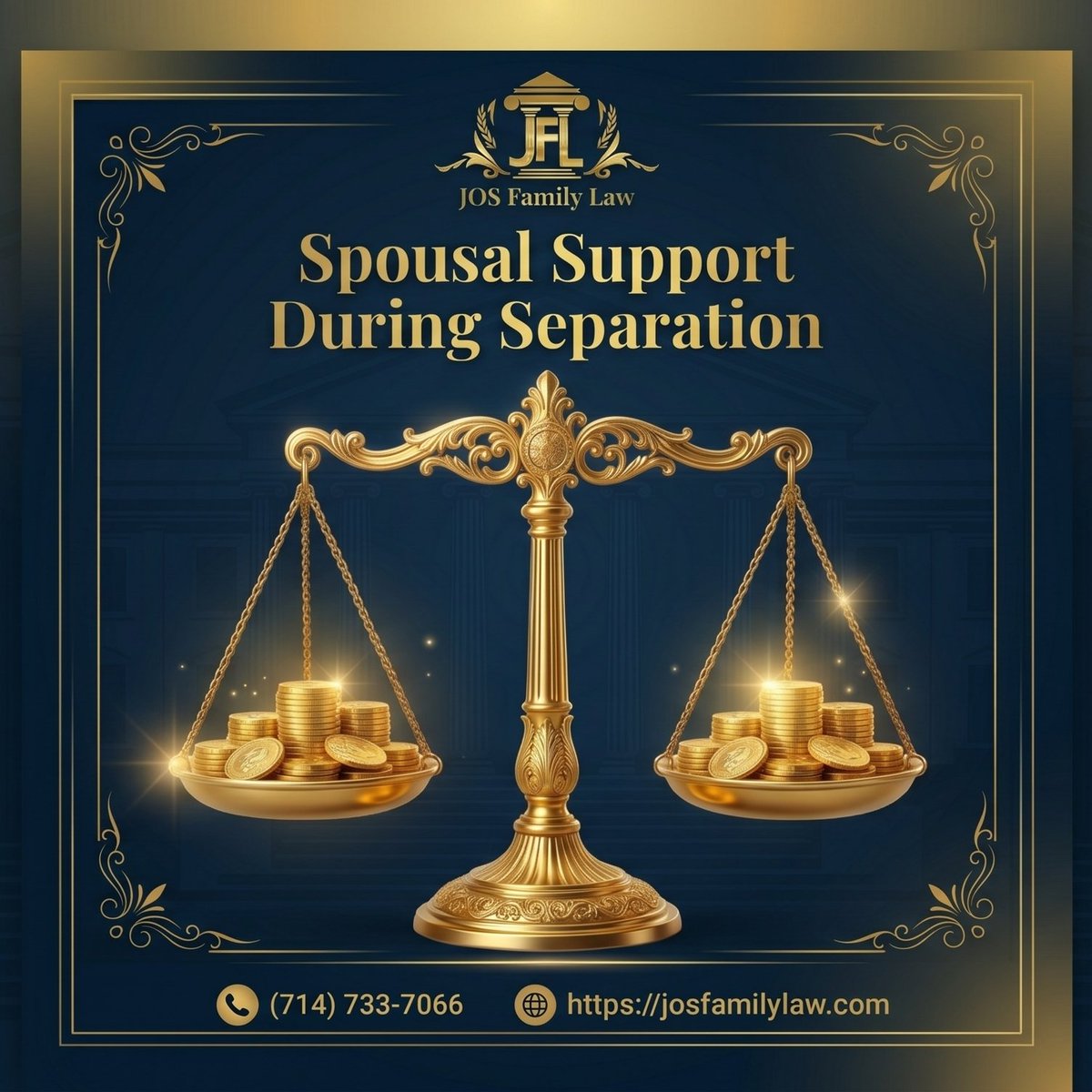 Josfamilylaw's tweet image. If there is a large difference in income, the higher earning spouse may be required to help the other maintain their standard of living.⚖️

   josfamilylaw.com

 #SpousalSupport #Alimony #LegalSeparation  #JOSFamilyLaw