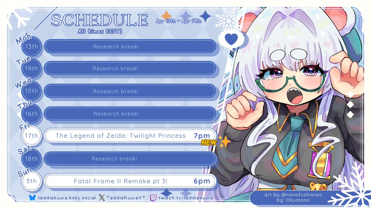 Teddie Kuura 🐻❄️ Vtuber tweet media