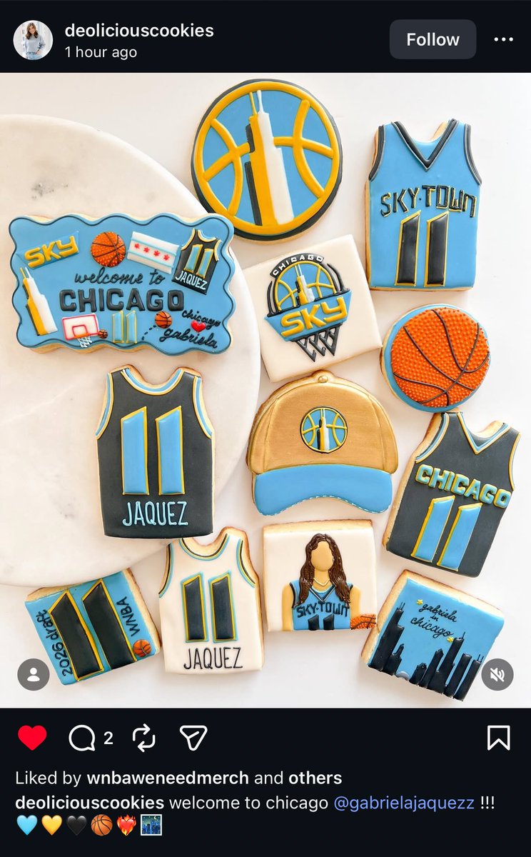 TheSkyShowCHI's tweet photo. Chicago Sky rookie welcome package 🍪🍪🍪 (📸 via IG) #skyprospect #skytown https://t.co/bvgpXAuA8j