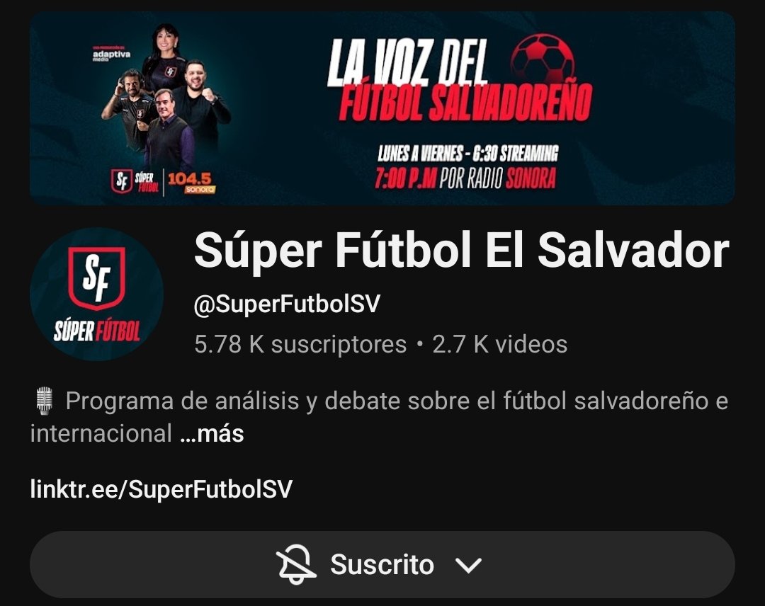 Car7osLuis's tweet photo. @SuperFutbolSV #LovivimosconVoz https://t.co/mDntHi9cZ4