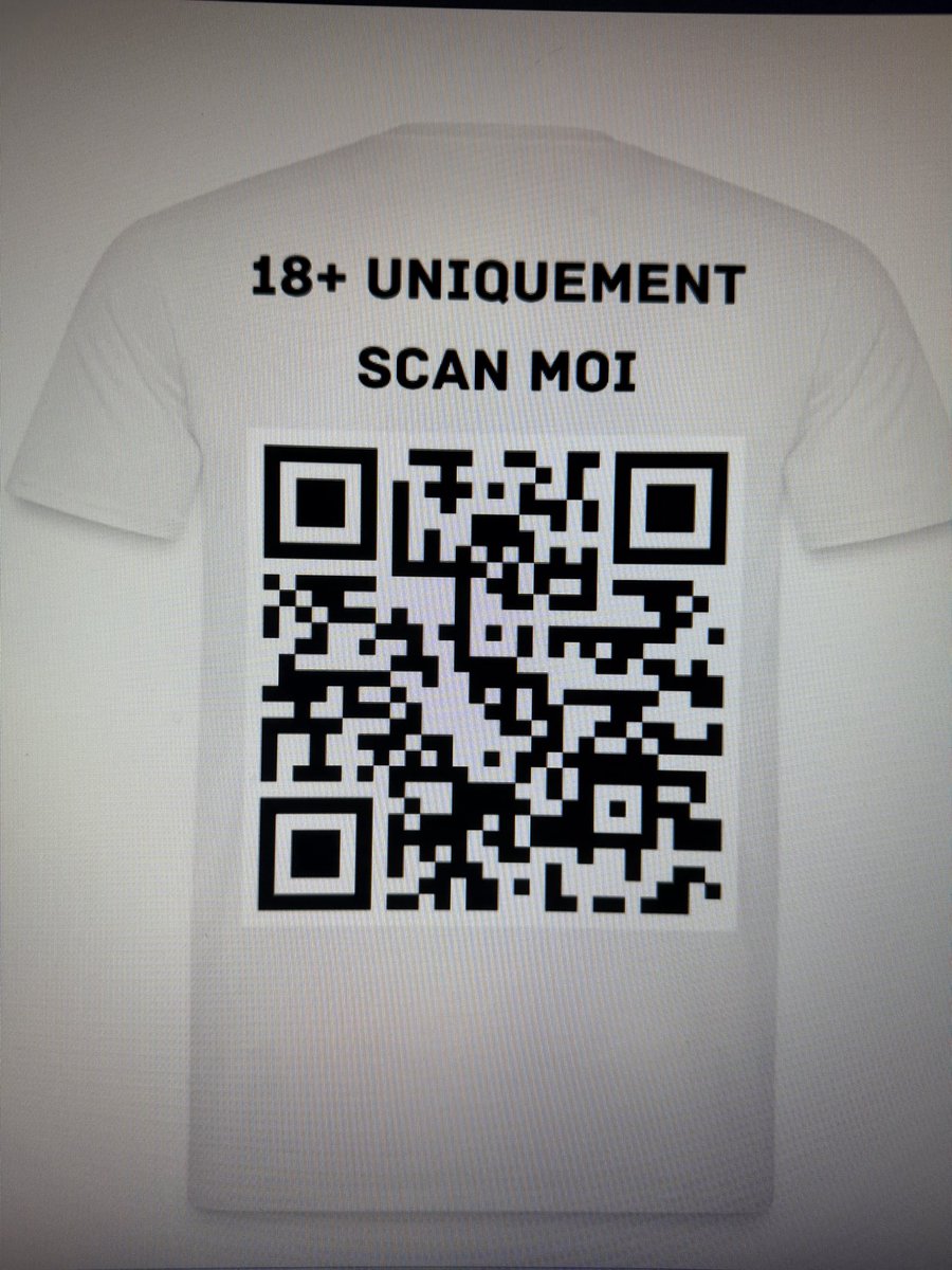 HerrmannVenture's tweet photo. Just printed a marketing experiment 👀  

T-shirt is in French:  
Front: “I generate online income”  
Back: “18+ only, scan me” + QR code  

Heading to a club in Lausanne once I get it ;)

Let’s see what happens.  

#Marketing #GrowthHack #Experiment #ofmodel #OFM #Lausanne https://t.co/JCyD3PpE4r