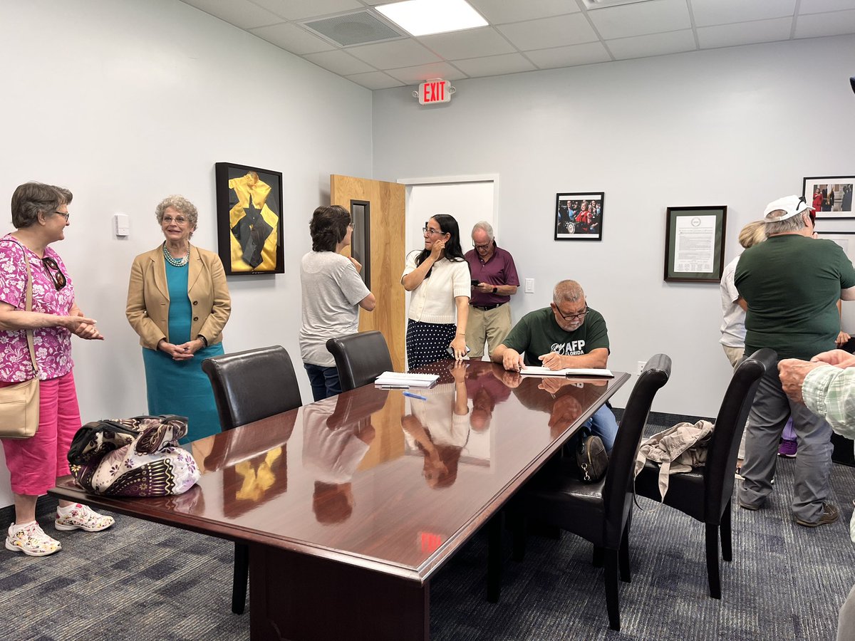 AFP Grassroots met with <a href="/RepKatCammack/">Congresswoman Kat Cammack</a>’s staff today in Ocala — thankful for her work on Working Families Tax Cuts that help Florida families breathe easier. <a href="/AFPFlorida/">AFP Florida</a>